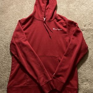 Mens Red champion hoodie,Size L
